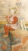 Carl Larsson Lisbeth oil painting